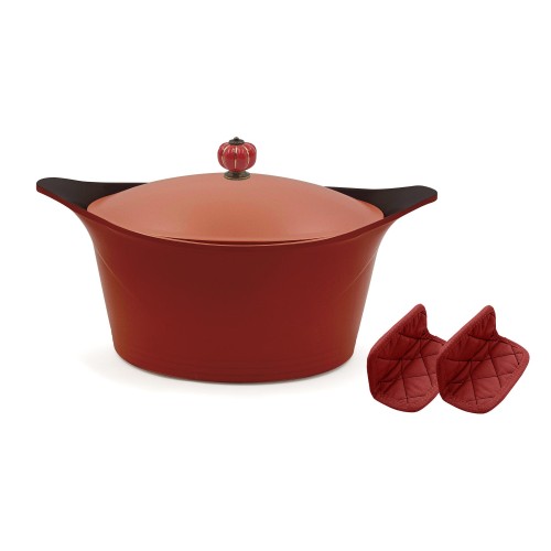 Cookut Χύτρα Cocotte 28cm - 7Lt Κόκκινη Passion - Αντικολλητική