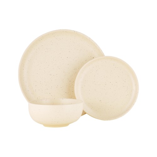 Maxwell & Williams Σερβίτσιο Κρεμ Speckle Κεραμικό Palette Σε Συσκευασία Δώρου - Σετ 12 Τεμαχίων