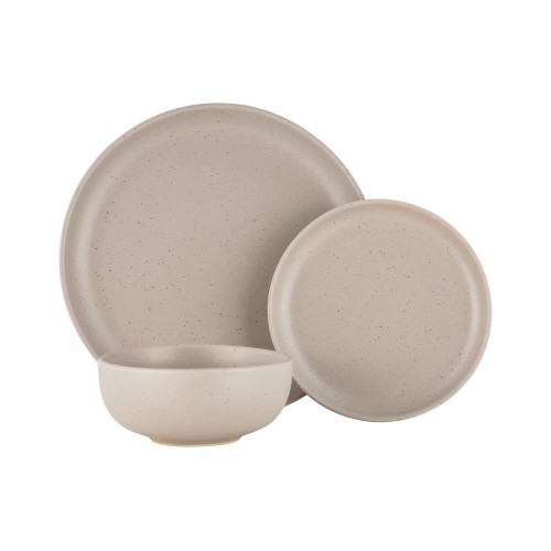 Maxwell & Williams Σερβίτσιο Γκρί Speckle Κεραμικό Palette Σε Συσκευασία Δώρου - Σετ 12 Τεμαχίων