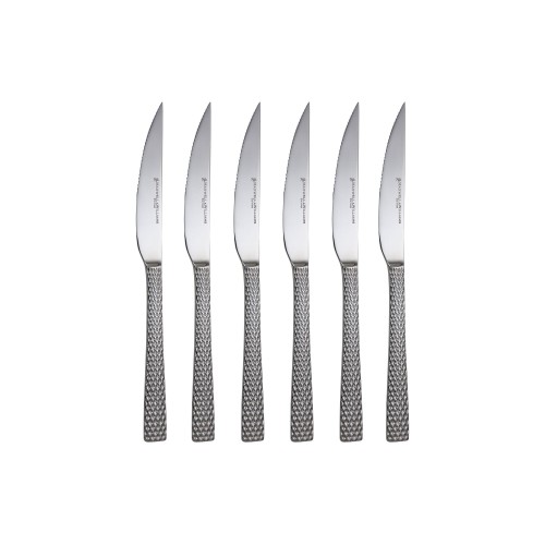 Maxwell & Williams Μαχαίρια Κρέατος 26,5cm Ανοξείδωτα 13/0 Diamonds - Σετ 6 Τεμαχίων Σε Συσκευασία Δώρου